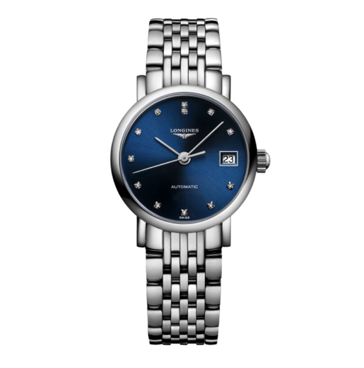 99新 Longines/浪琴 博雅系列/全原装/25.5盘/自动机械/深蓝色盘