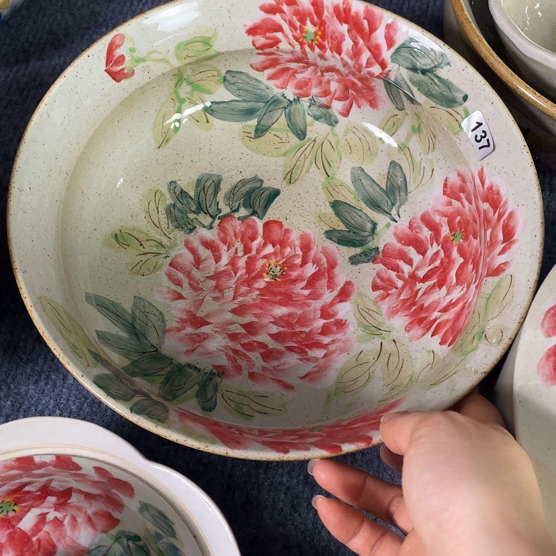 盘扶*景德镇高温陶瓷88889