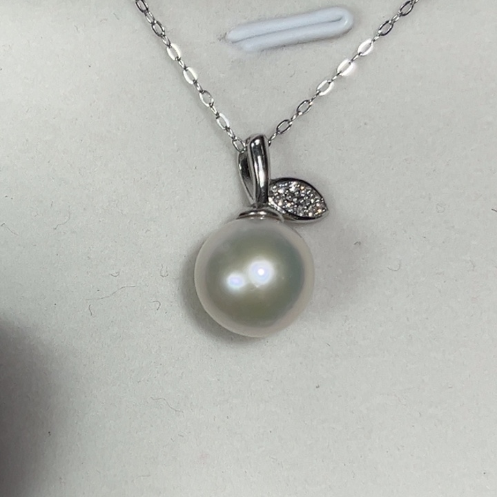 淡水珍珠颈饰银S925镶嵌
