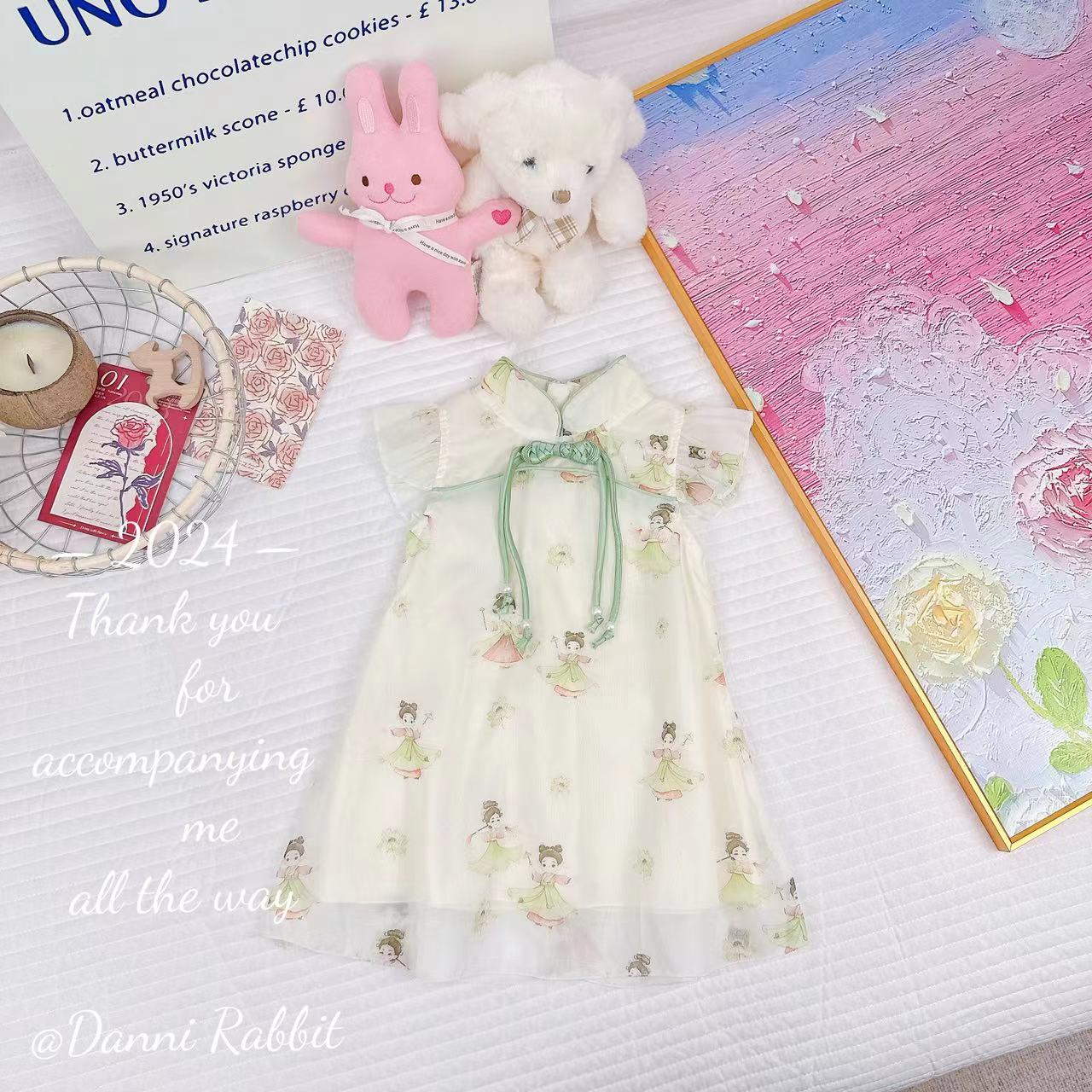 新款国潮新中式古装小公主汉服裙子 D-VC672