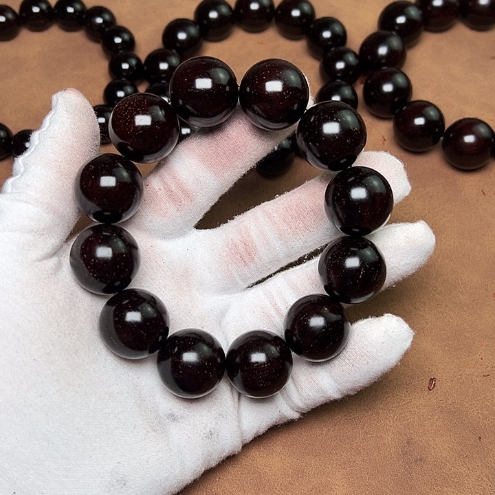 小叶紫檀手串/手链2.0*12 满星