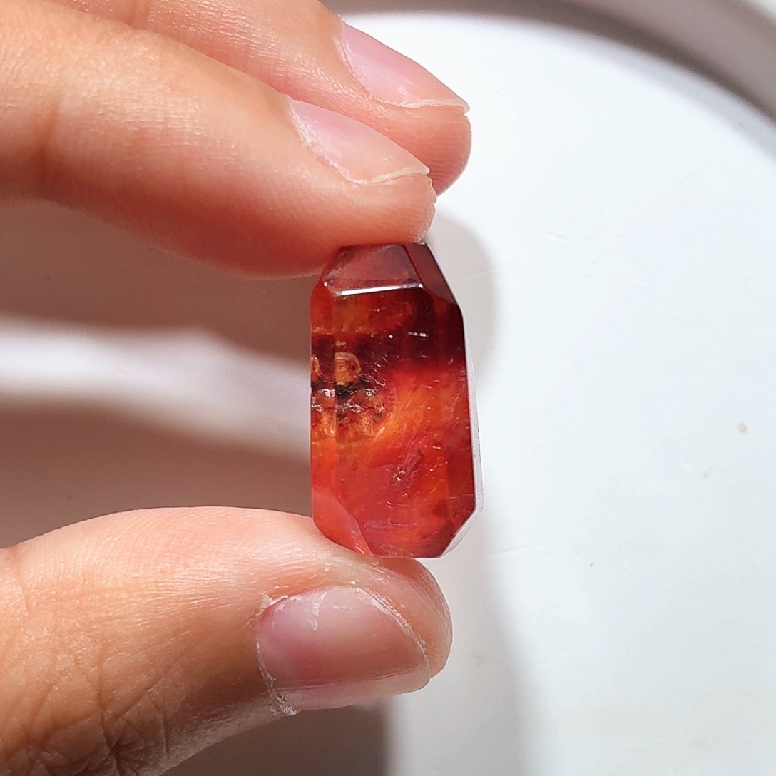 水晶珠宝半成品未镶嵌红胶花