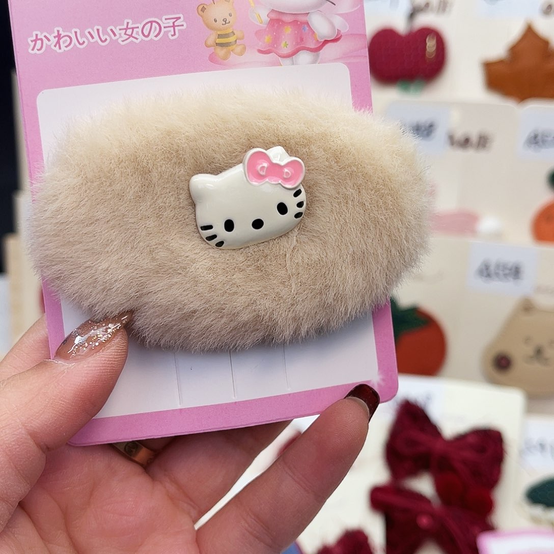 非金属C082毛绒Kt拜拜夹