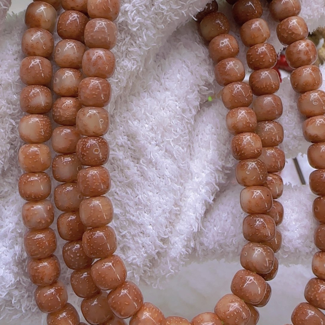 星月菩提手串34殿堂粉冰星月菩提87桶108