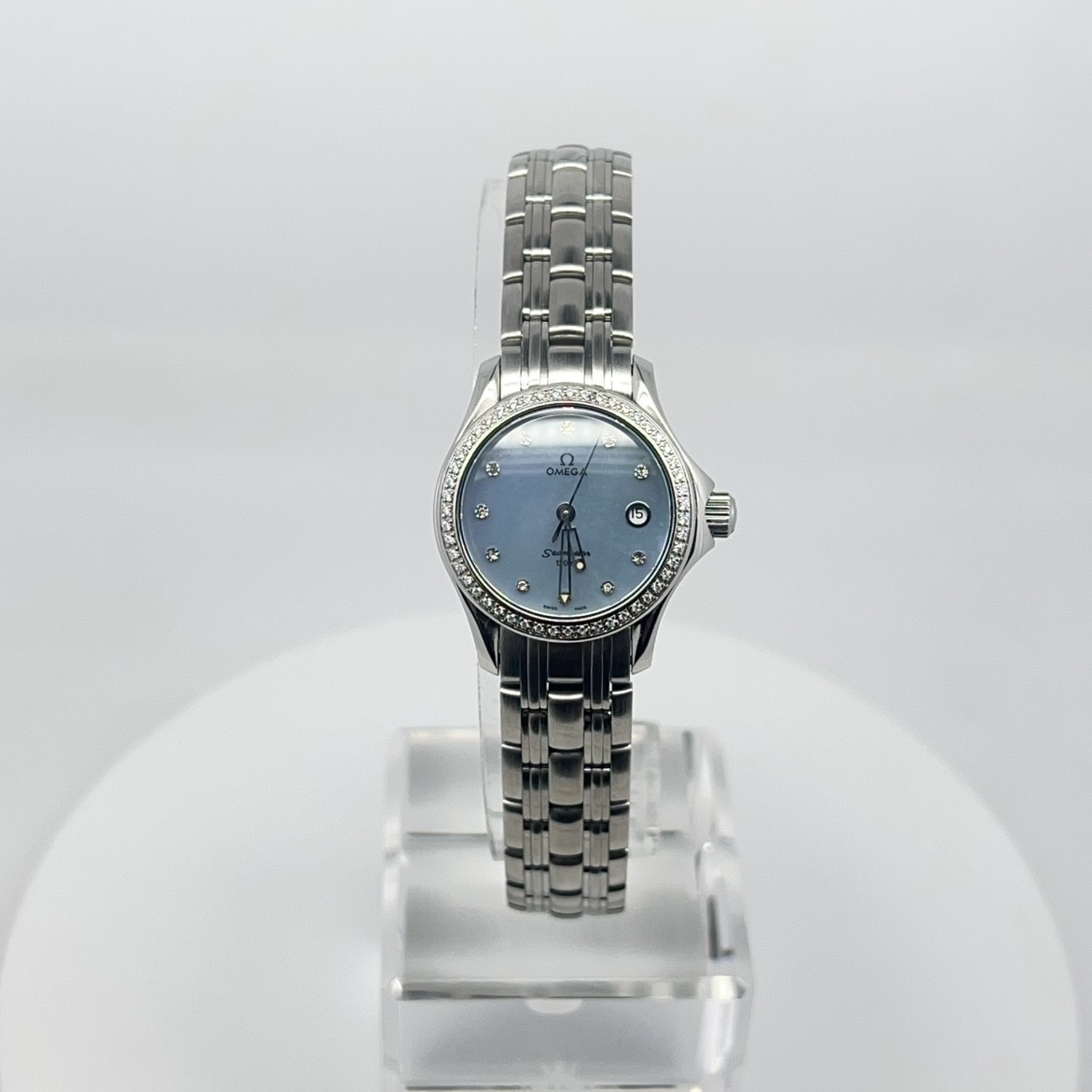 99新 Omega/欧米茄 石英腕表26mm后钻/公价85999/jm3399