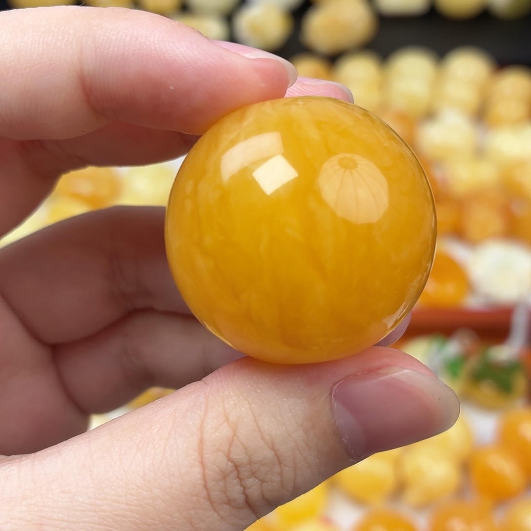 K****蜜蜡未镶嵌毛衣链蜜蜡