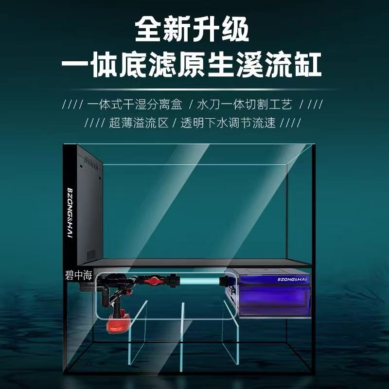 碧中海80一体底滤缸1台