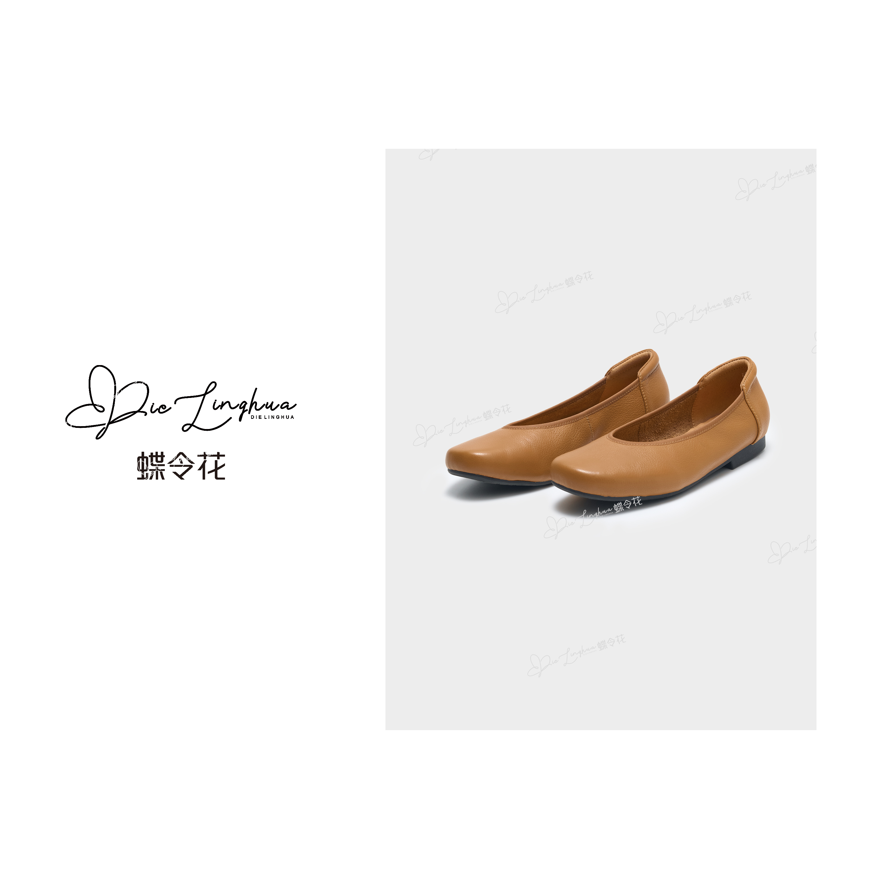 蝶令花夏季简约舒适时尚复古百搭休闲低跟软底浅口圆头单鞋K037