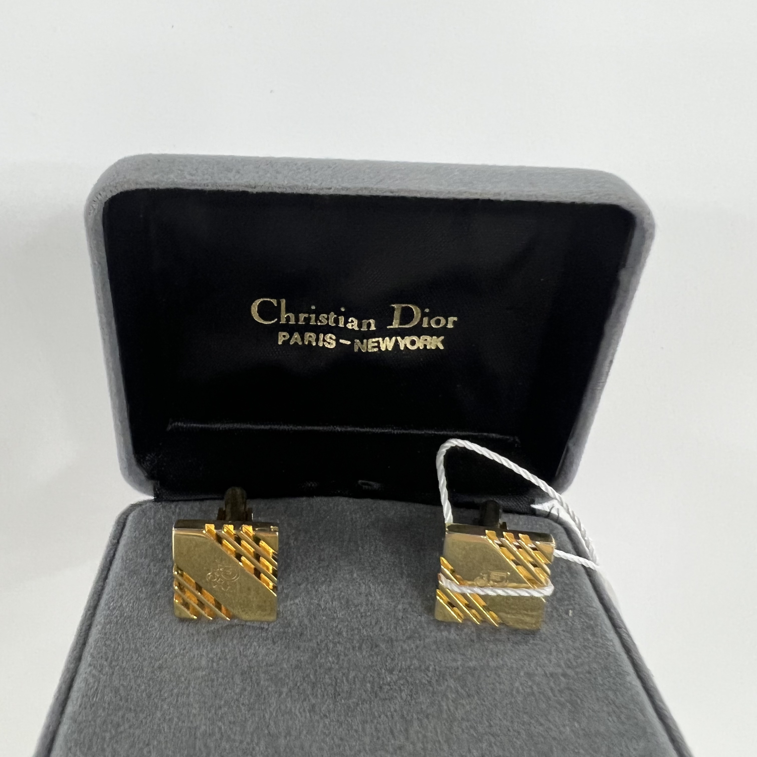 95新 DIOR/迪奥 捐金沉珠/袖扣