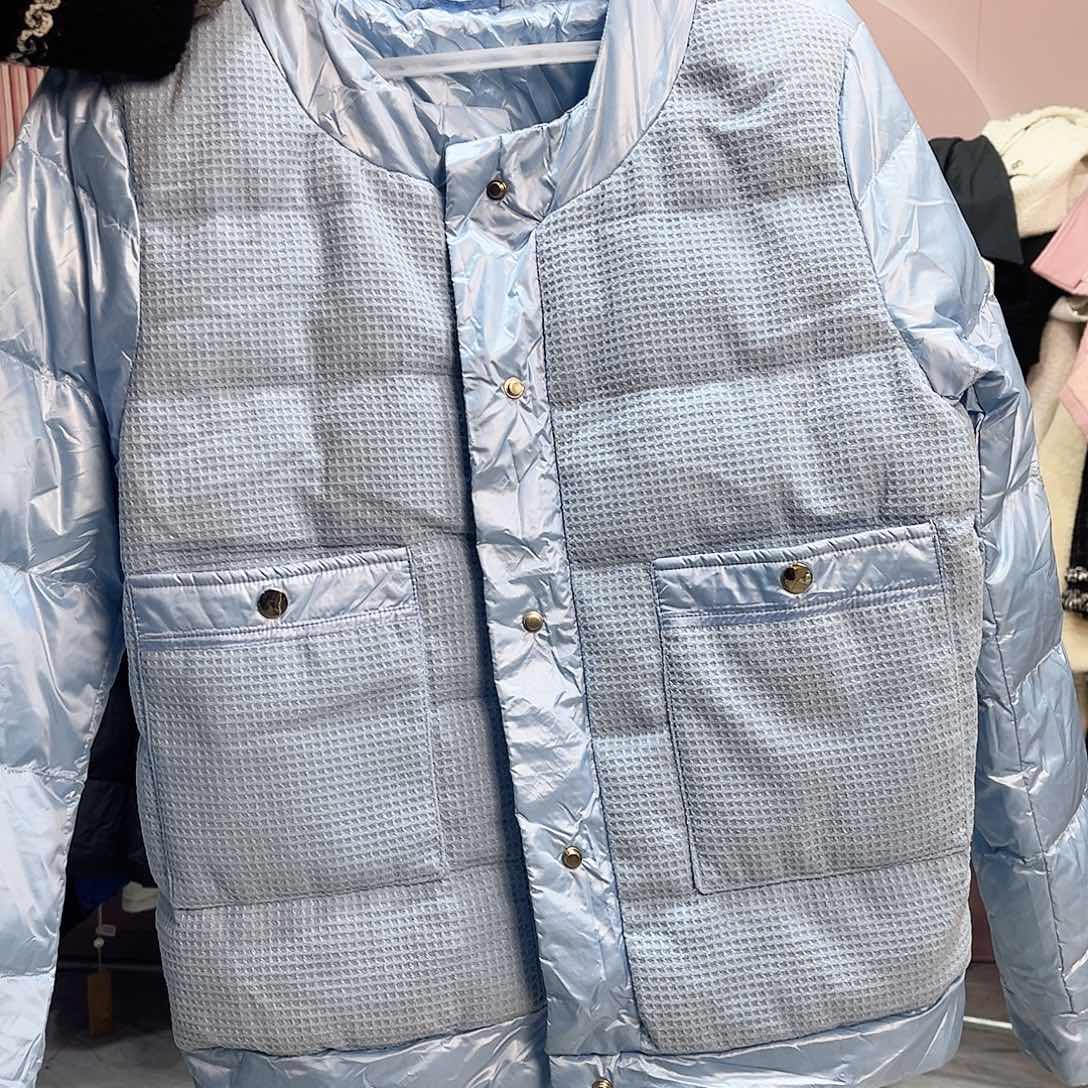 辛****玲小香雨羽外套蓝色