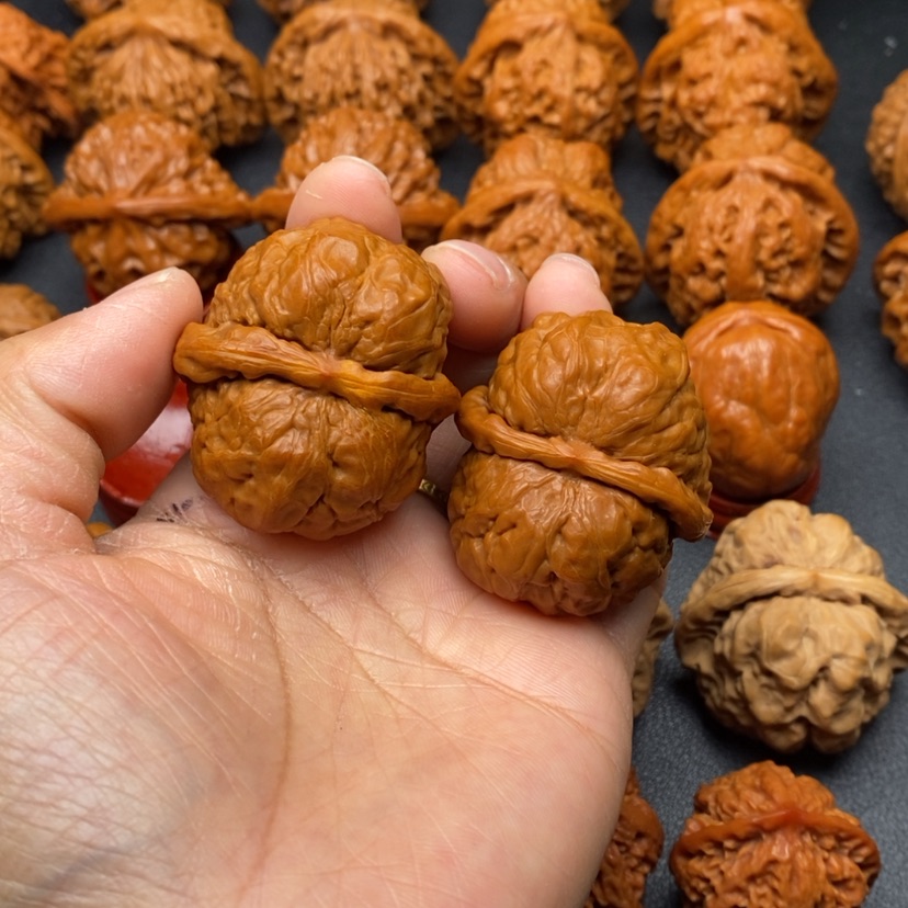 【闪购商品】文玩核桃把件37蛤蟆练手对
