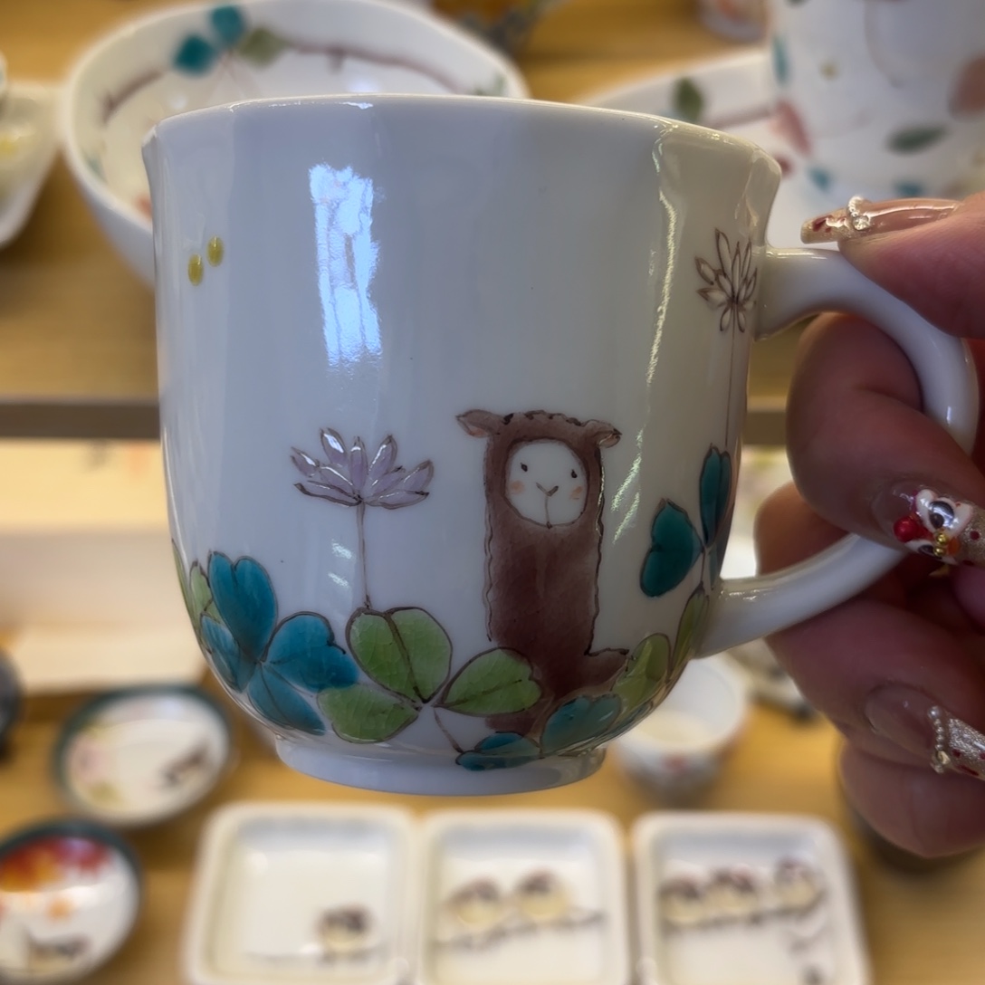 陶色绘游 个性款 马克杯