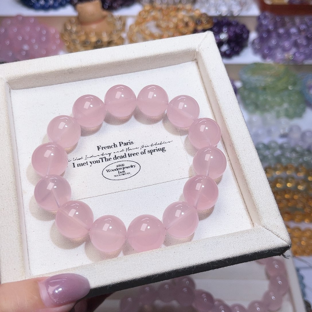 水晶手串未镶嵌?**丶天然水晶15mm