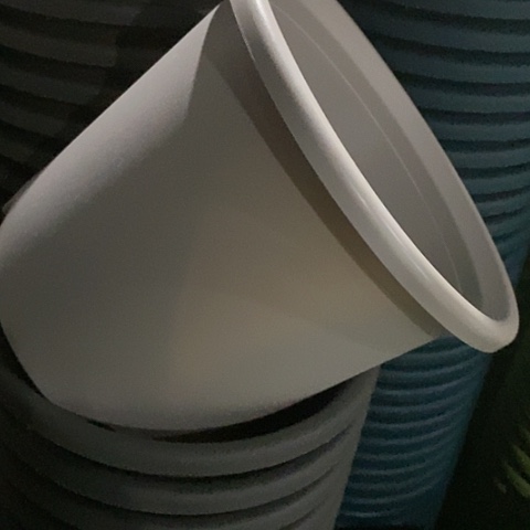 树脂四季6号灰白无托5个