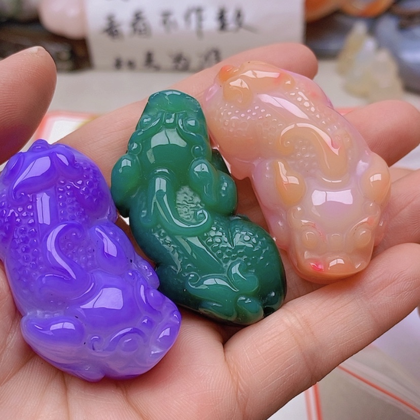 【闪购商品】未镶嵌玛瑙/玉髓珠宝半成品安****烬