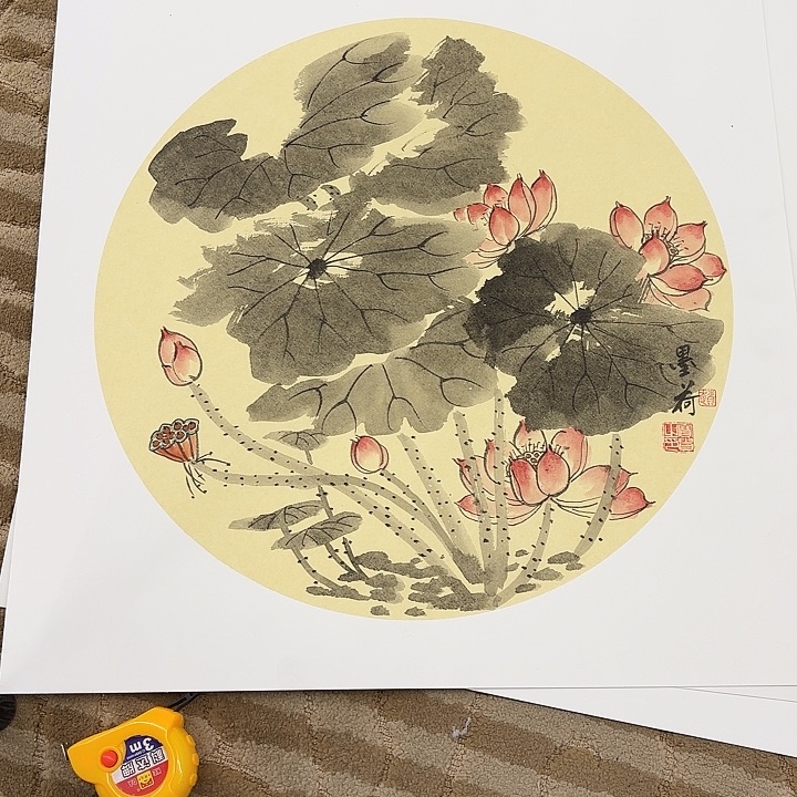 国画花鸟的翅膀和翅膀都是白色的