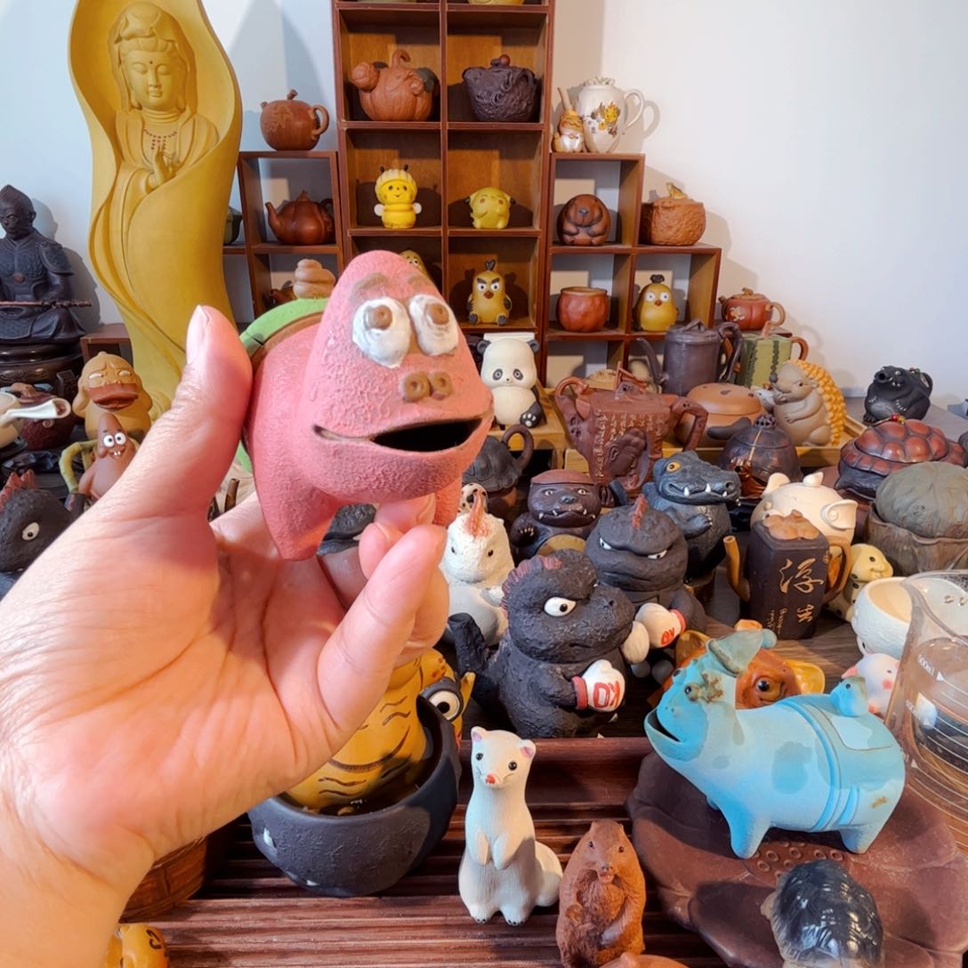 紫砂茶壶卖****怪纯手工制作过程非常