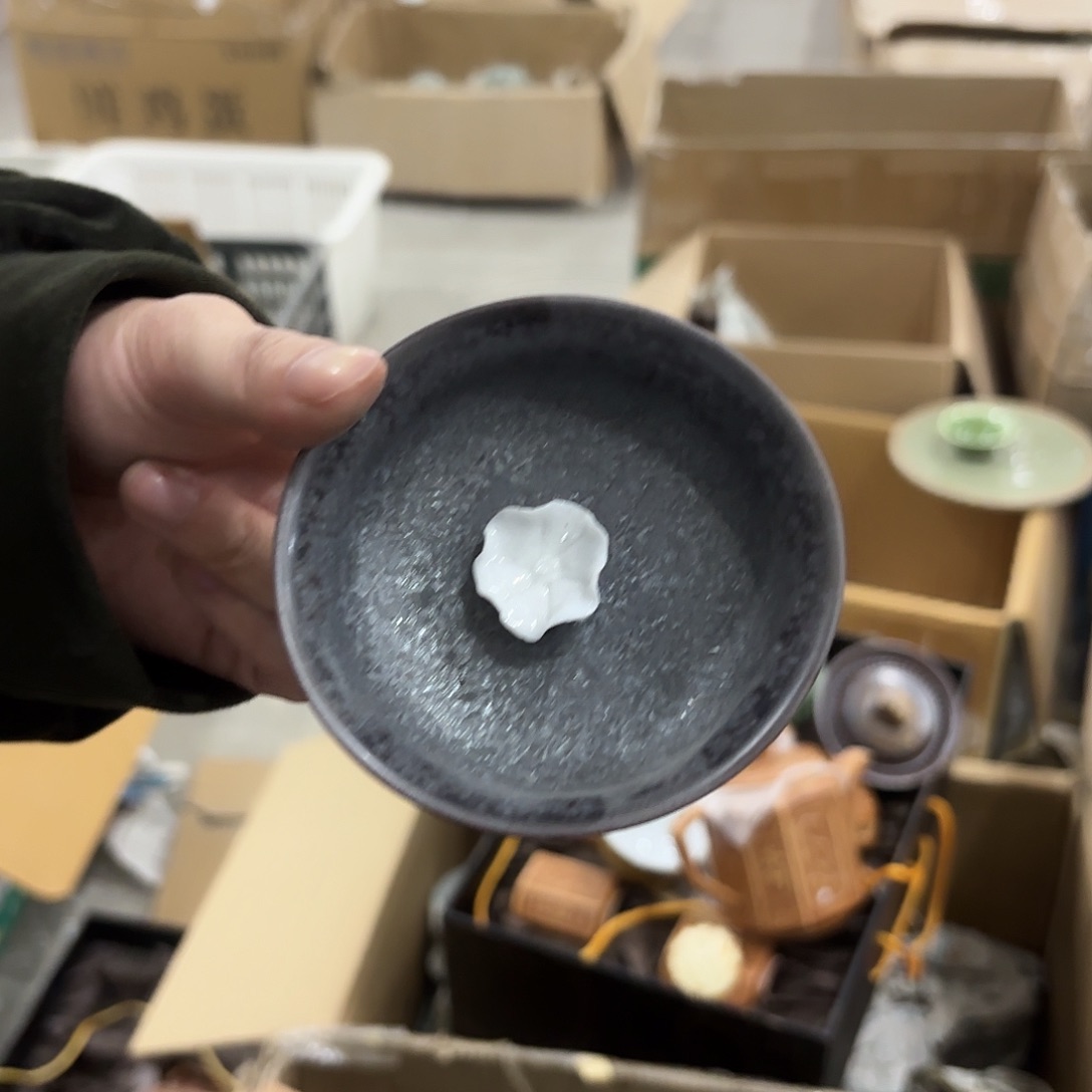 龙泉云间青瓷小米茶器