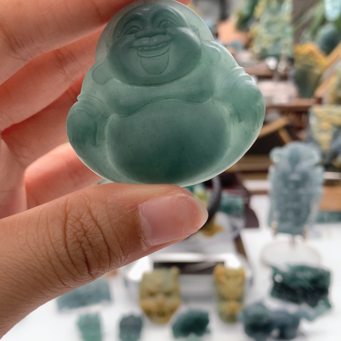 定制翡翠未镶嵌毛货不退不换