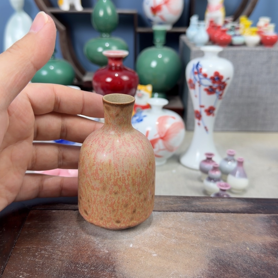 陶瓷手工小花器摆件
