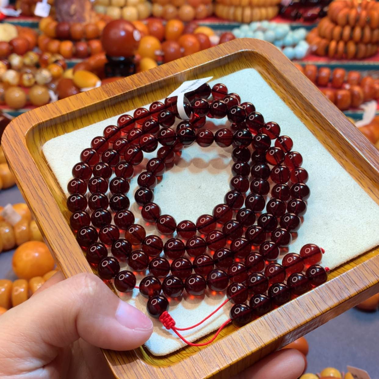 【闪购商品】血珀手链未镶嵌蜜蜡手链