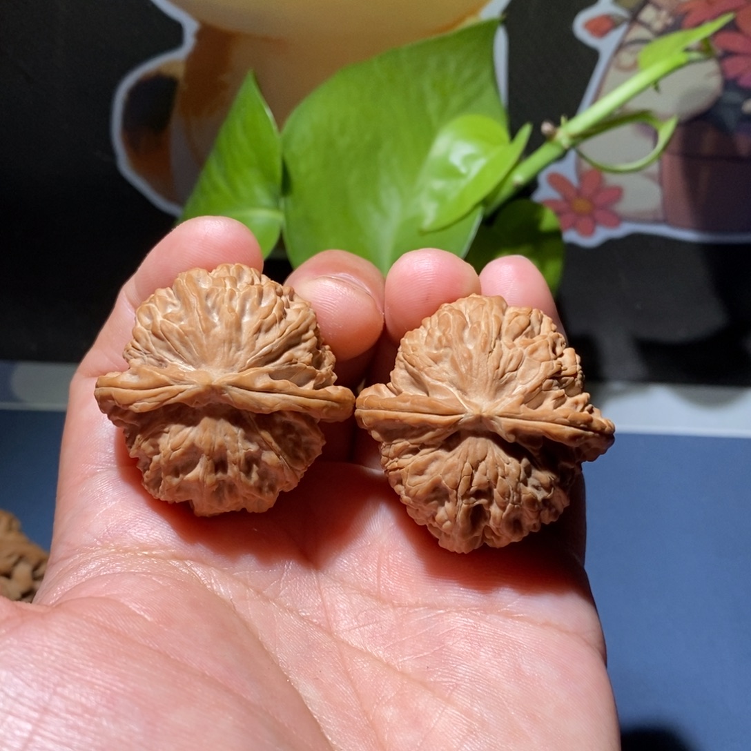 吊坠文玩核桃白狮子37