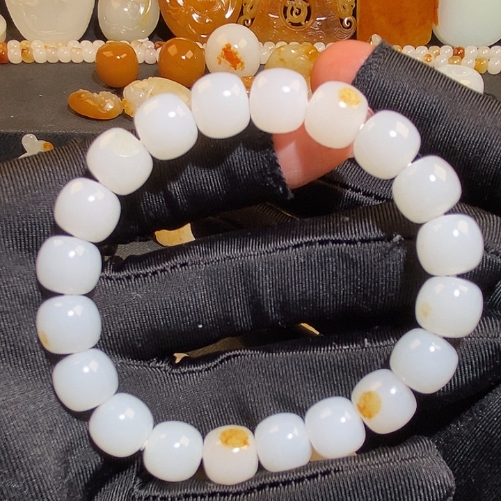 和田玉未镶嵌手链