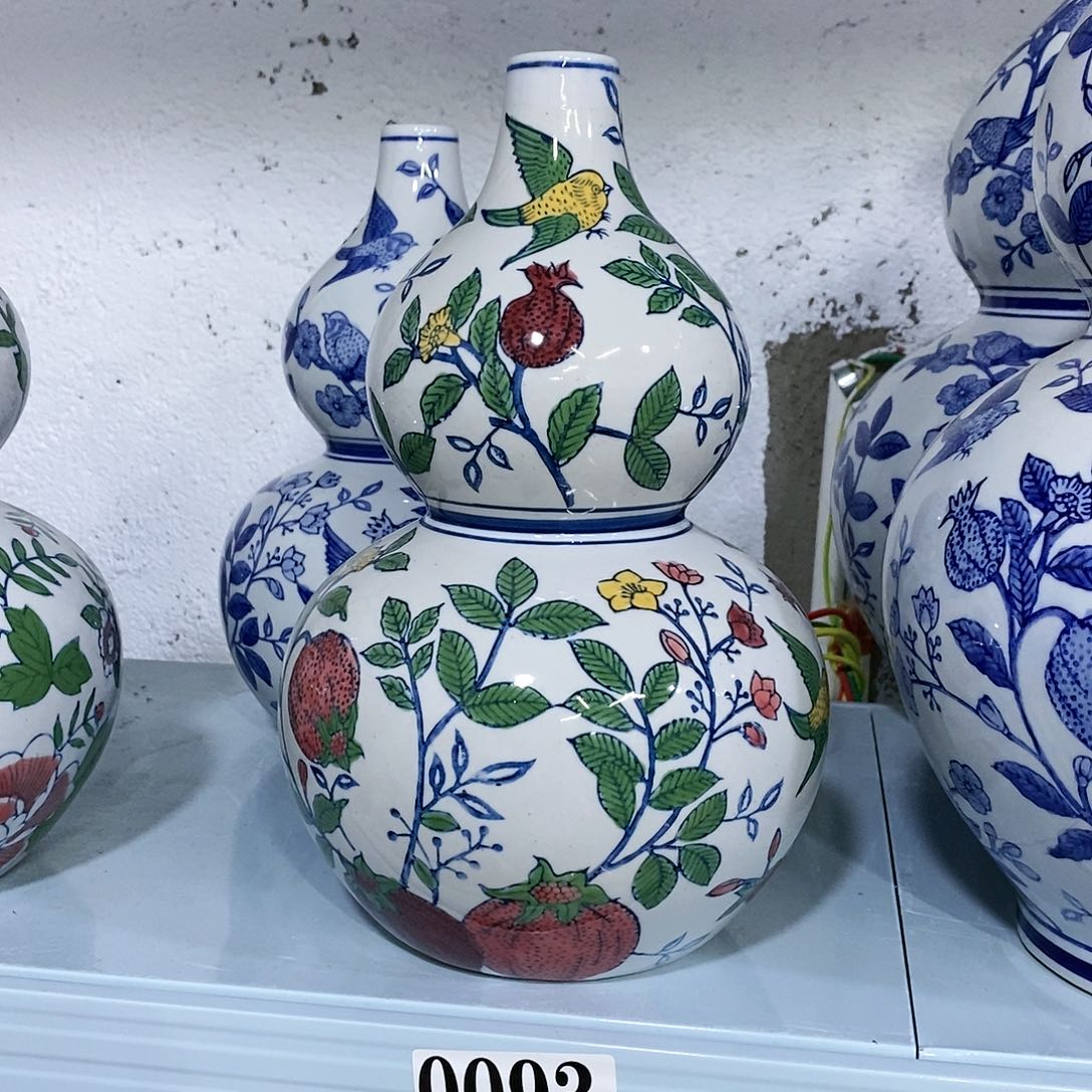 【闪购商品】摆件葫芦瓷器摆件30.18……………………
