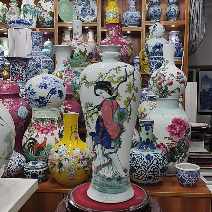 瓷片景德镇陶瓷花瓶子子