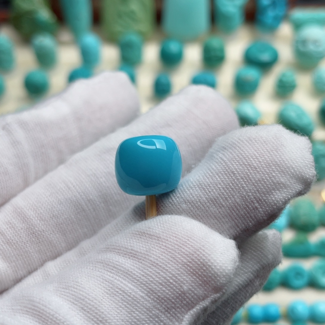 未镶嵌绿松石珠宝奇石乌*花