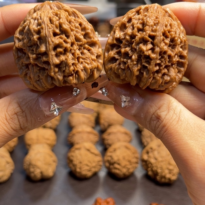 文玩核桃把件40南疆石80