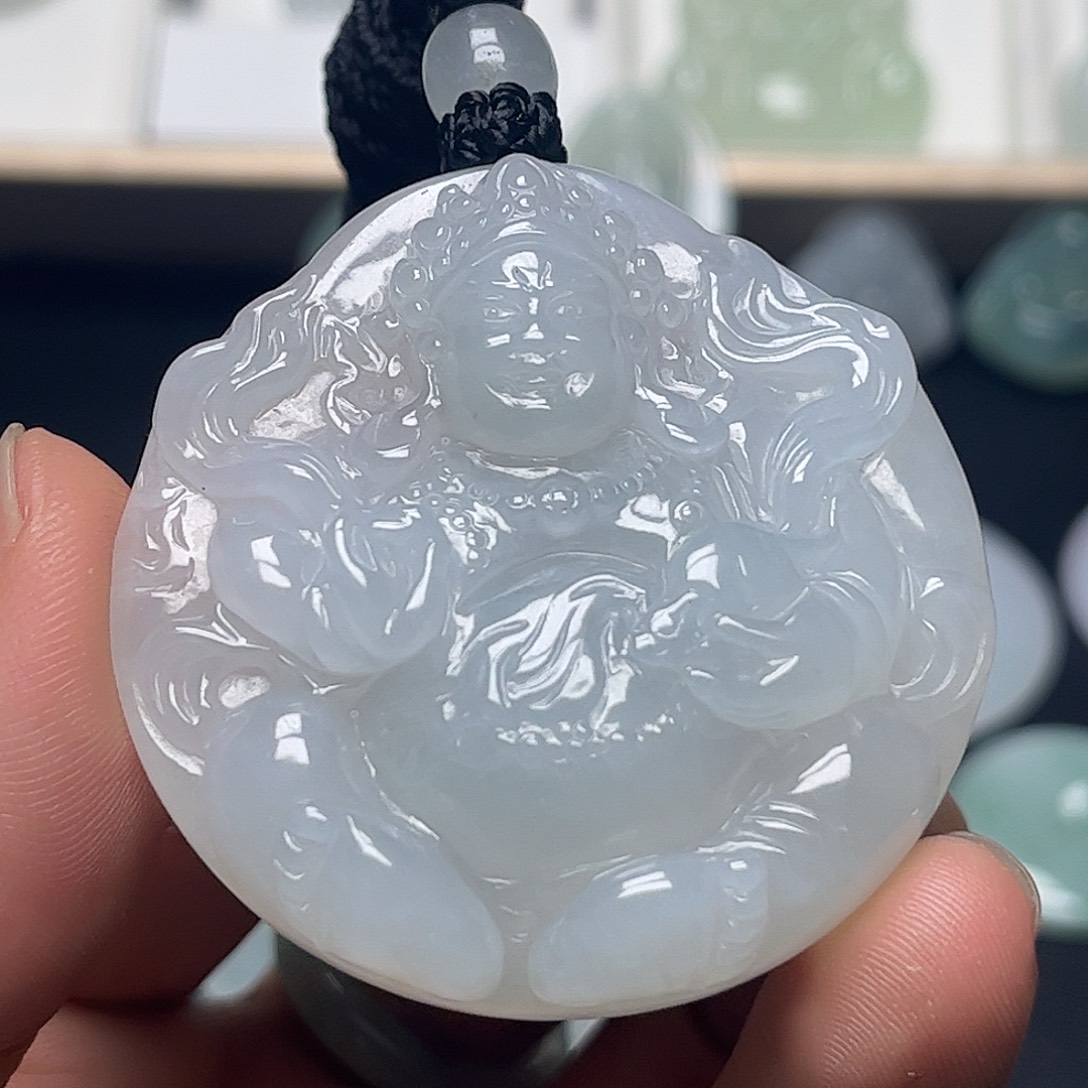 翡翠未镶嵌颈饰缅甸天然翡翠