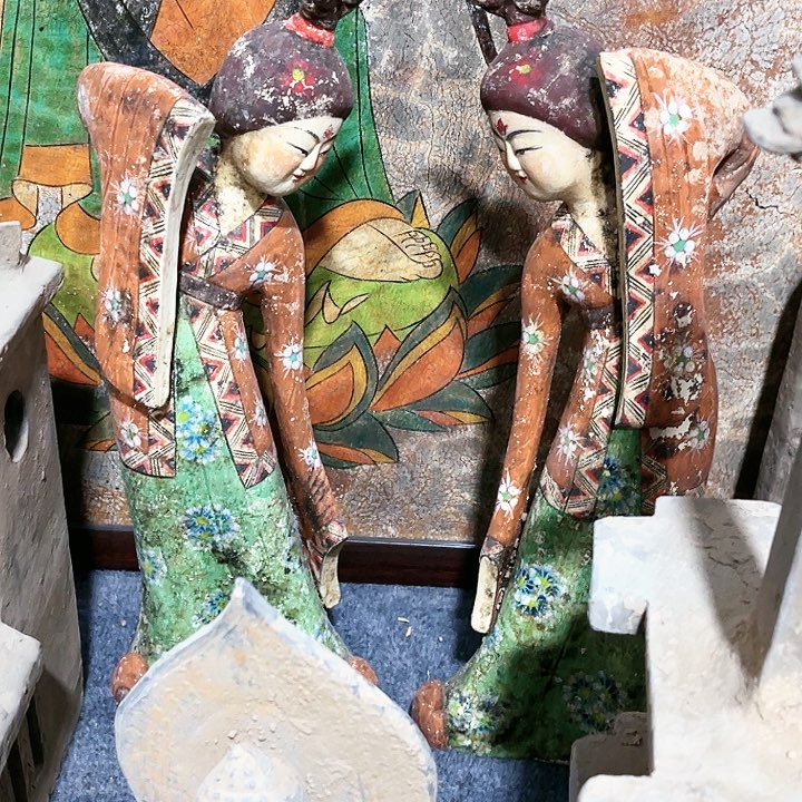 瓦当摆件茶台在山**嶂