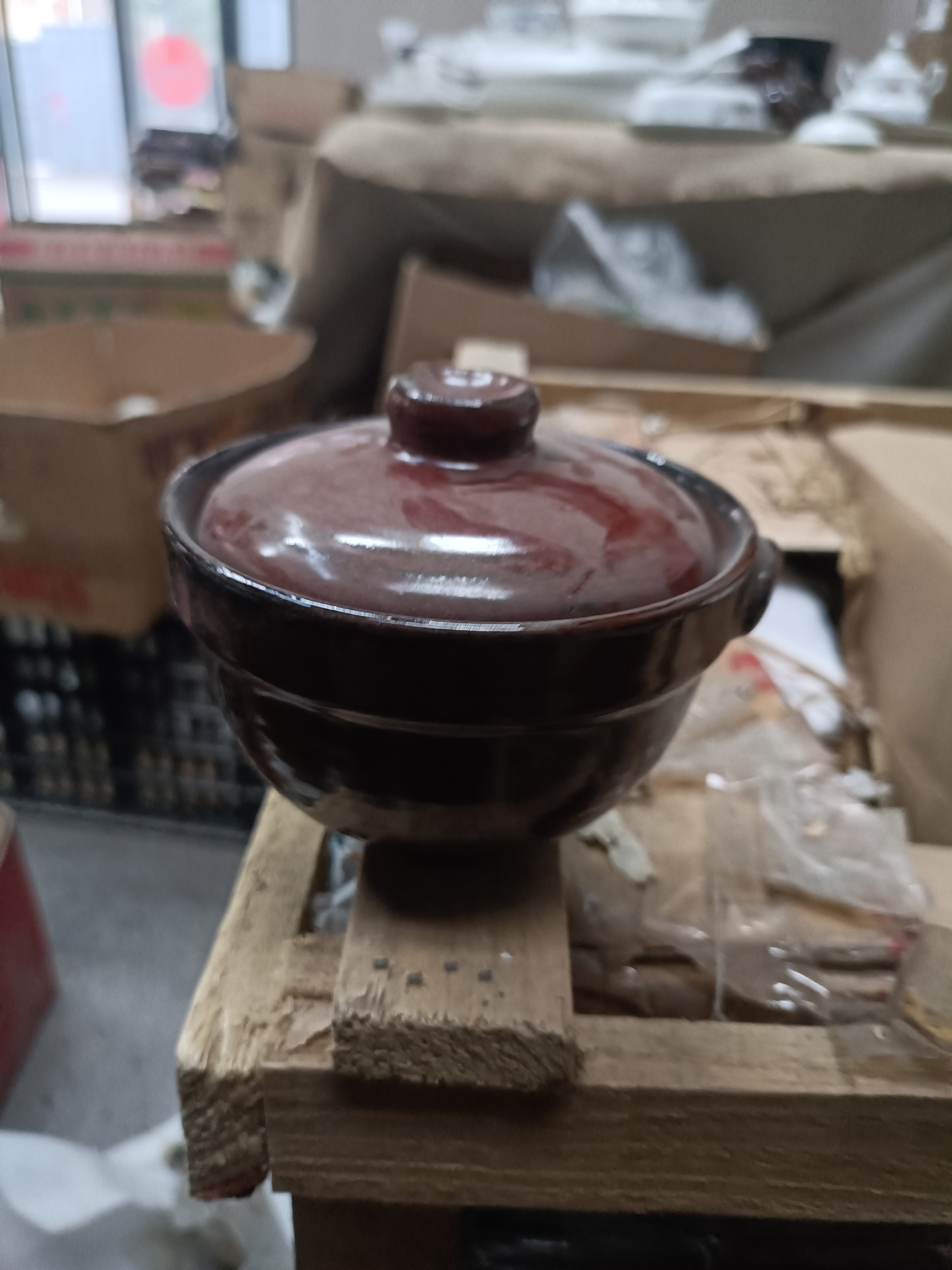 磁州窑国营尾货盖锅一套《微瑕完美勿拍》