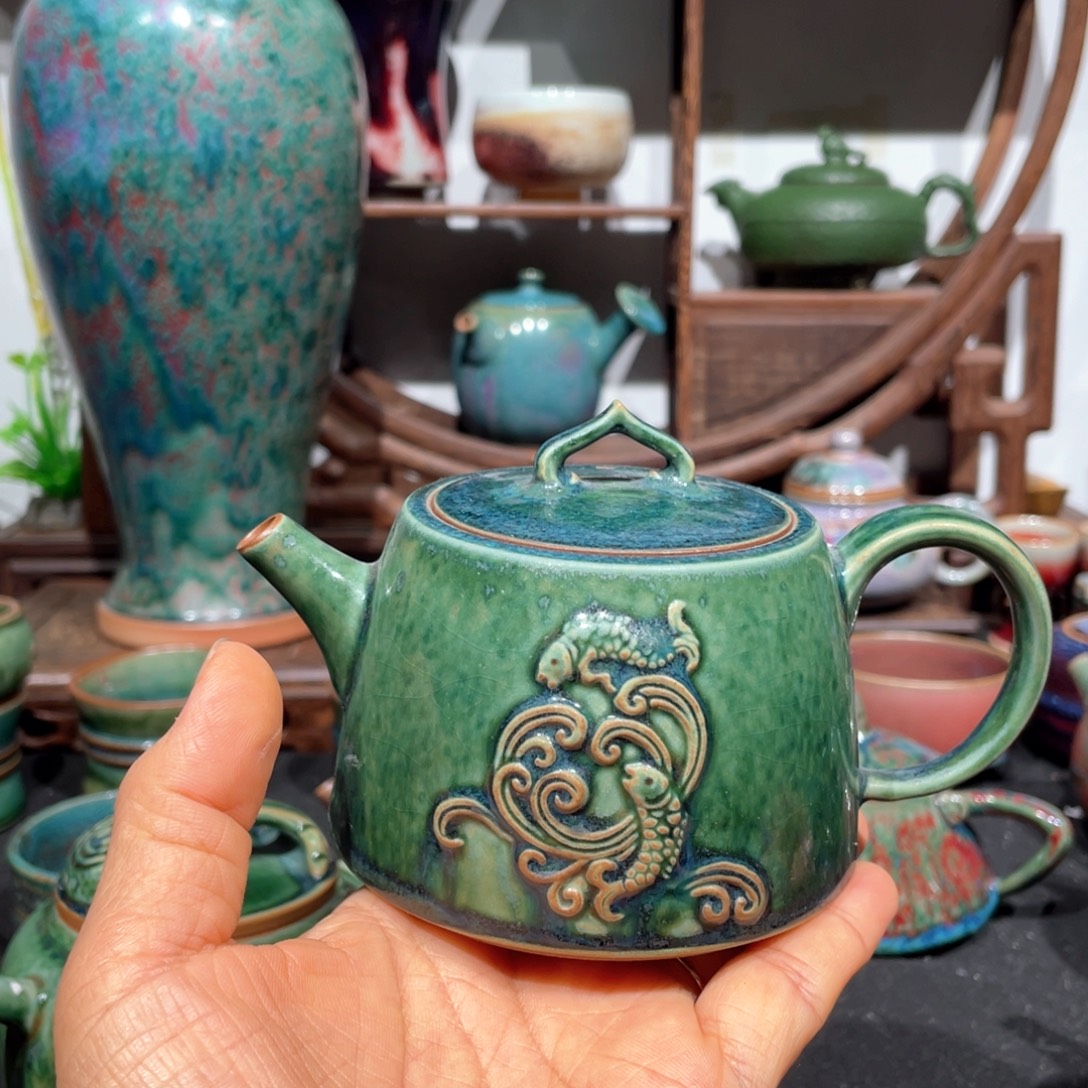 •***•中国神后钧瓷茶器