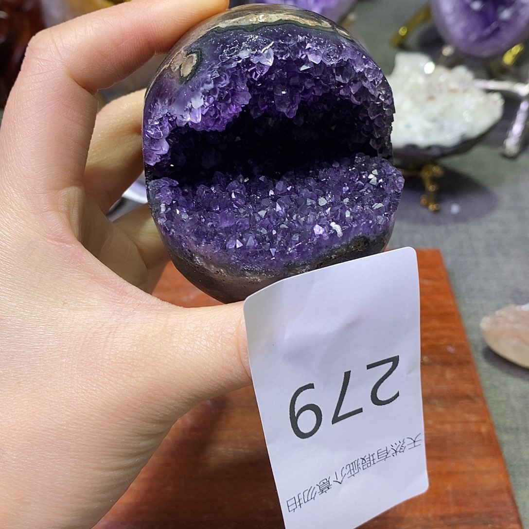 珠宝半成品紫晶未镶嵌