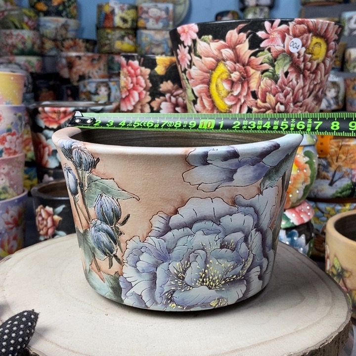 红陶景德镇艺术手绘作品