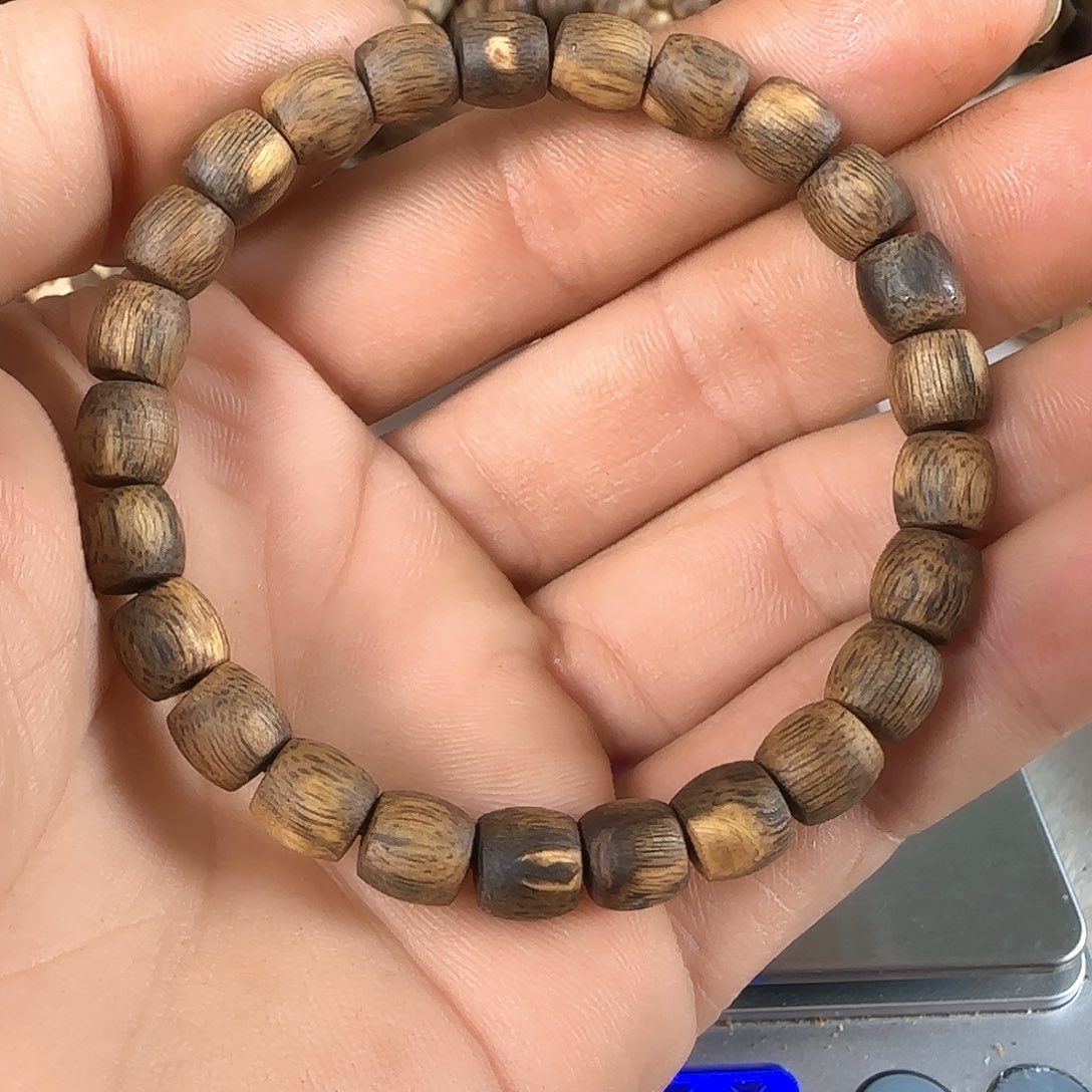 手串沉香金沙叶07规格99沉4.7克