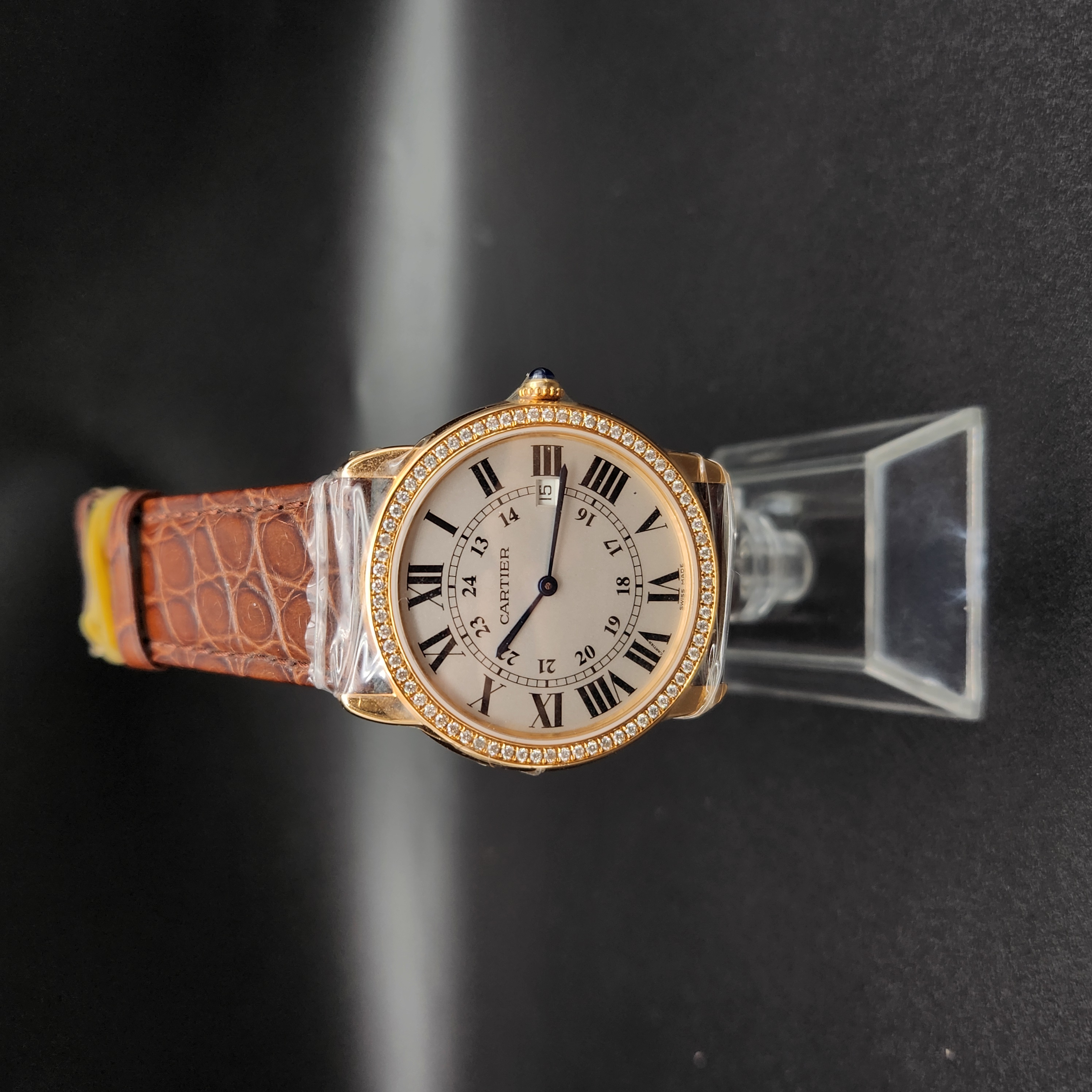 95新 Cartier/卡地亚 伦敦W6701008/后钻/表径36/单表/52000