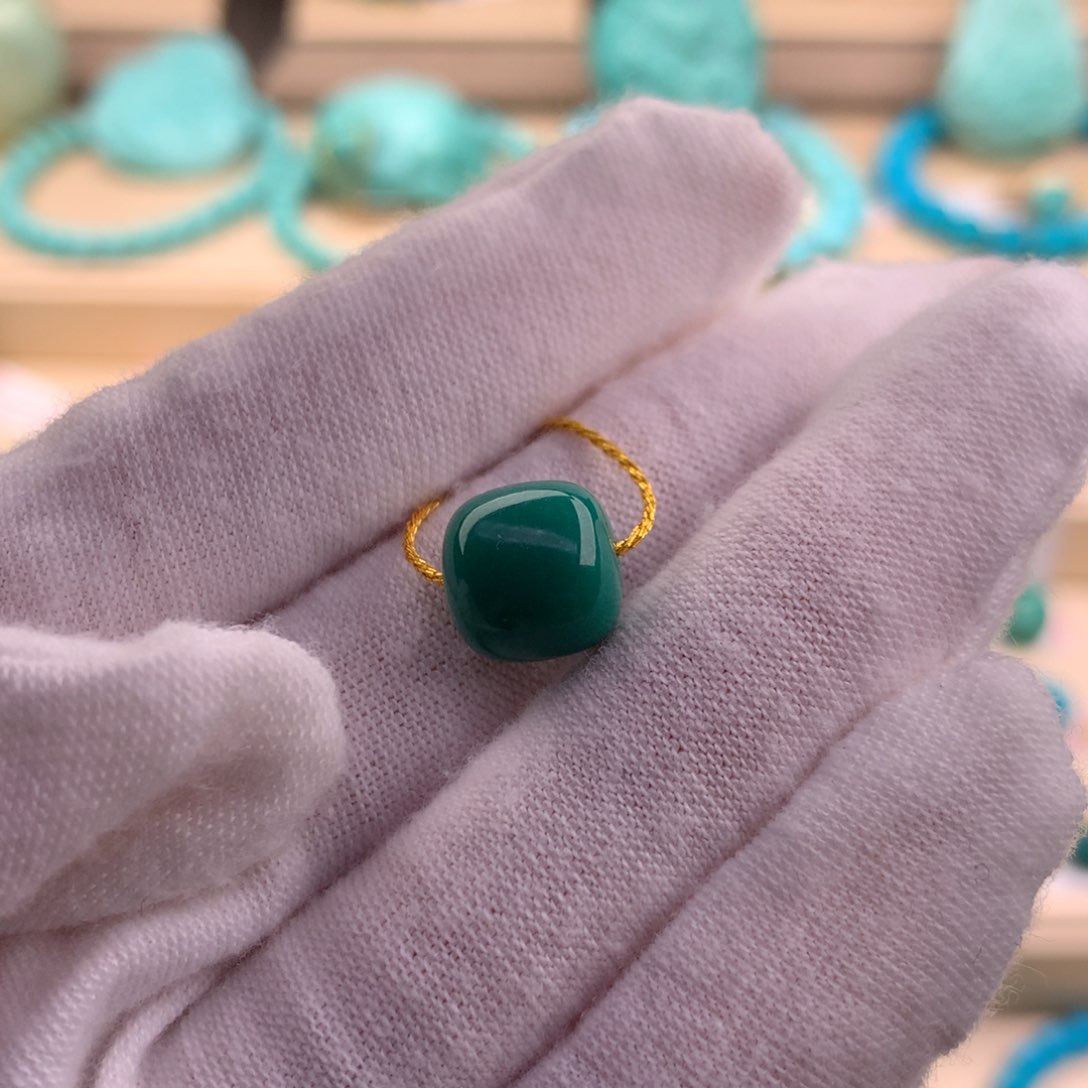 绿松石珠宝奇石未镶嵌小*