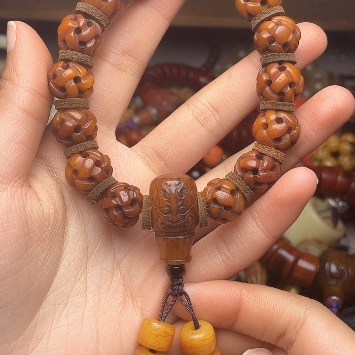 牛骨手串/手链用****0牦牛骨路路通手持