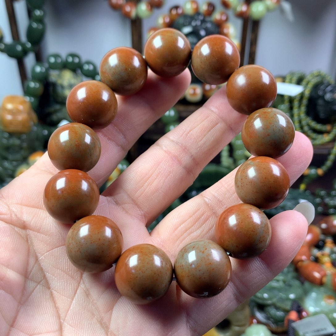 透闪石质玉手链未镶嵌