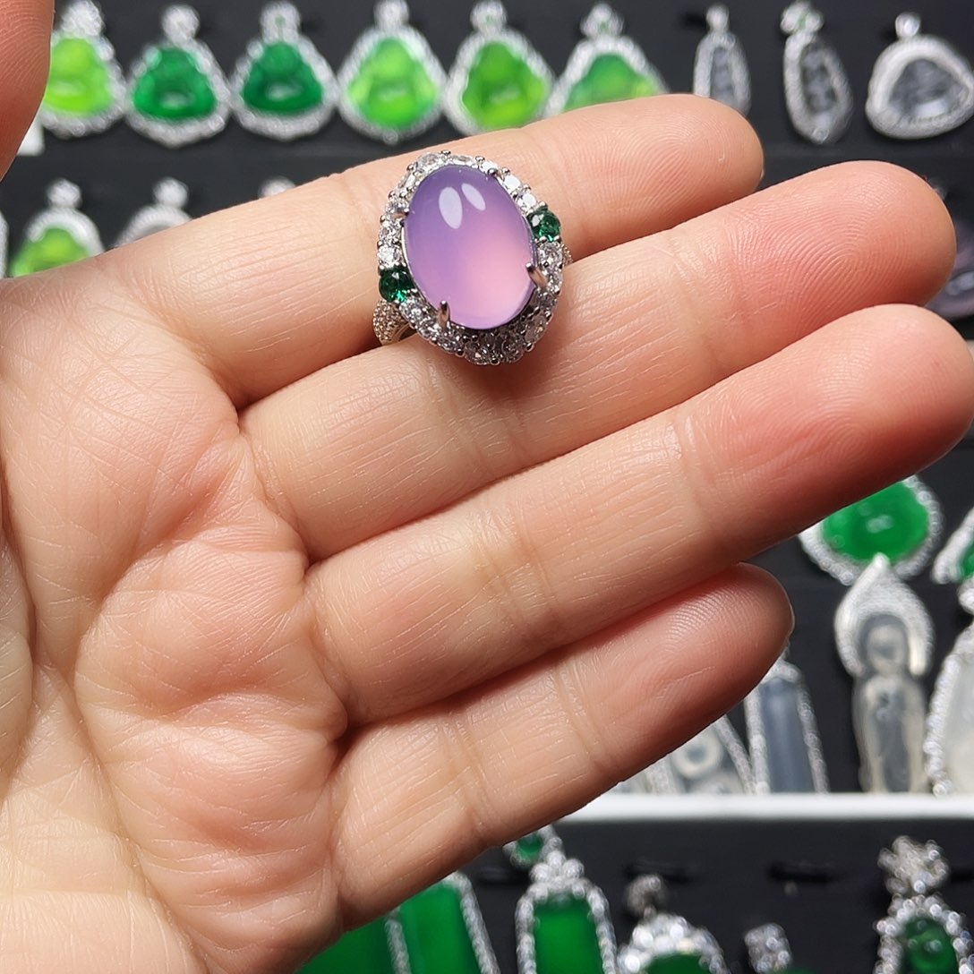 玛瑙/玉髓戒指合金