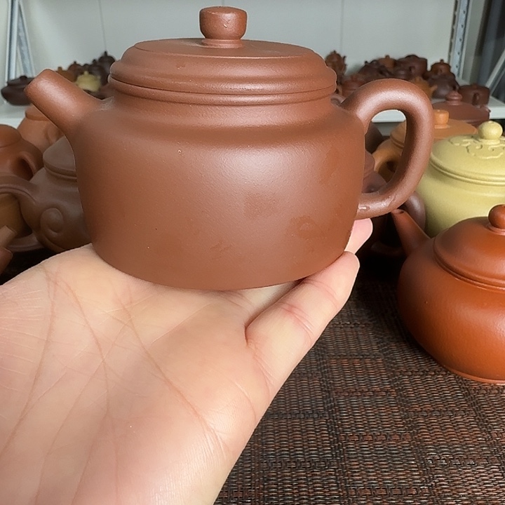 茶壶紫砂紫泥得中200cc