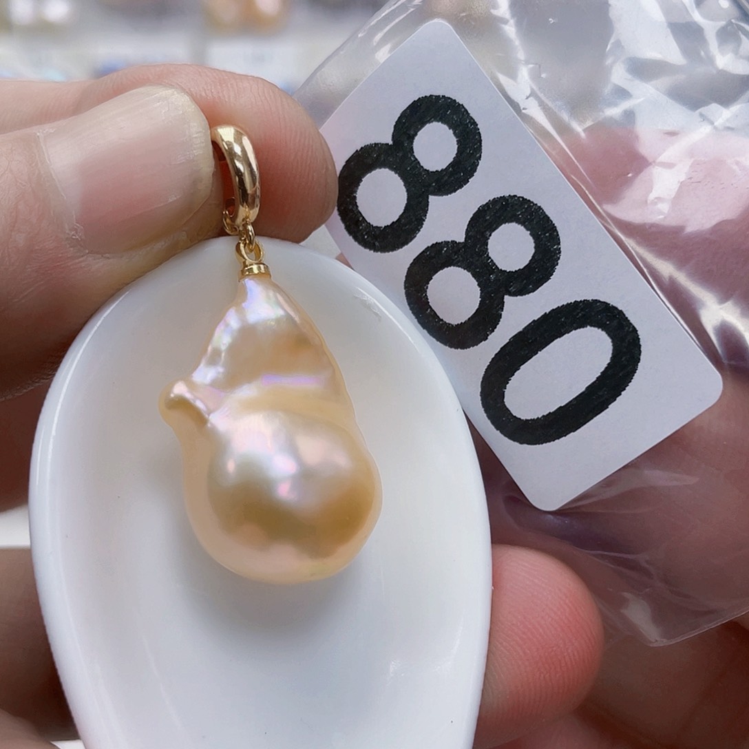 淡水珍珠颈饰银S925镶嵌