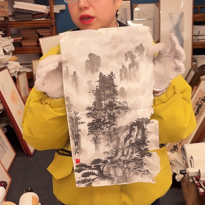 财***富国画手绘作品欣赏103