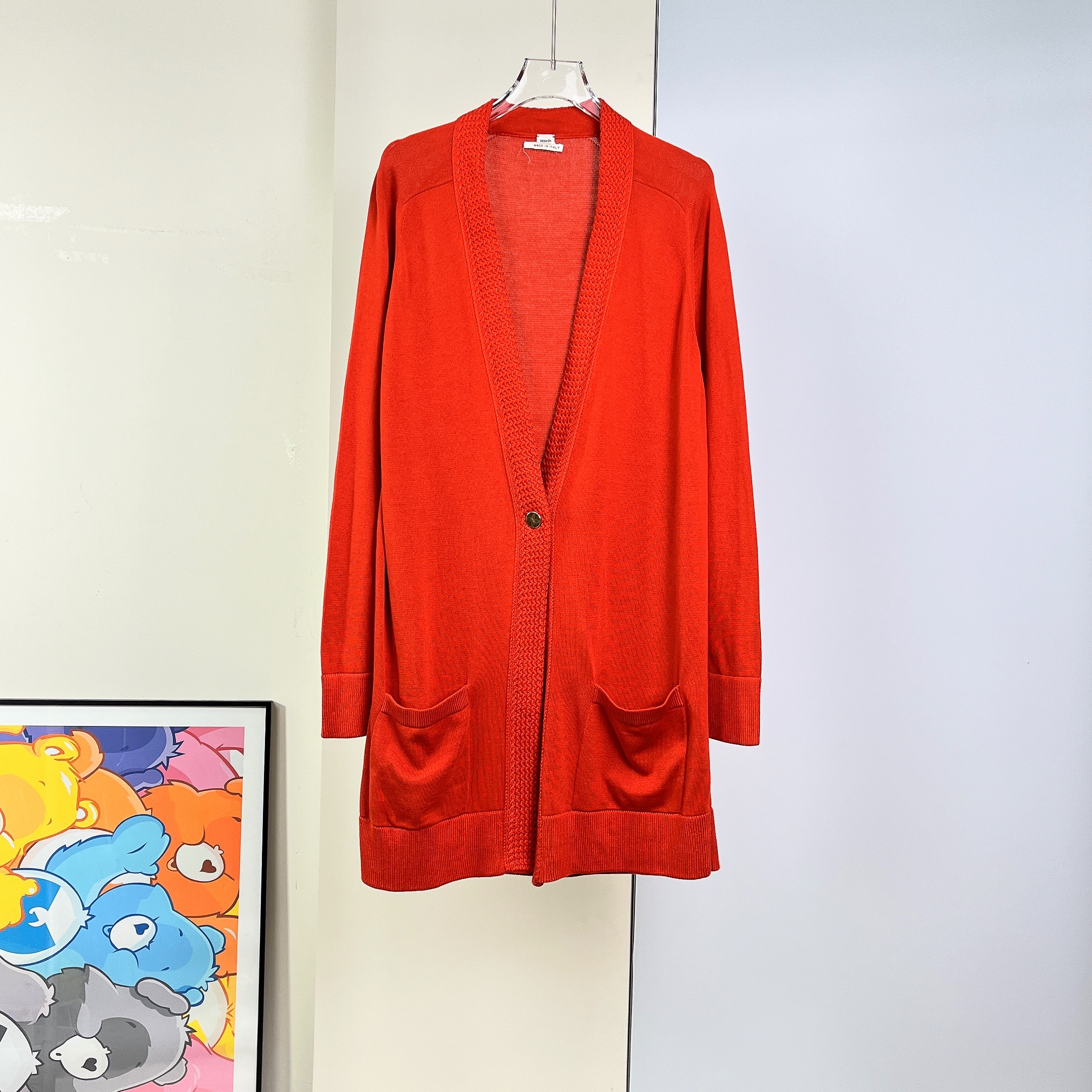 99新 Hermes/爱马仕 针织开衫外套/38码/Xspa4259