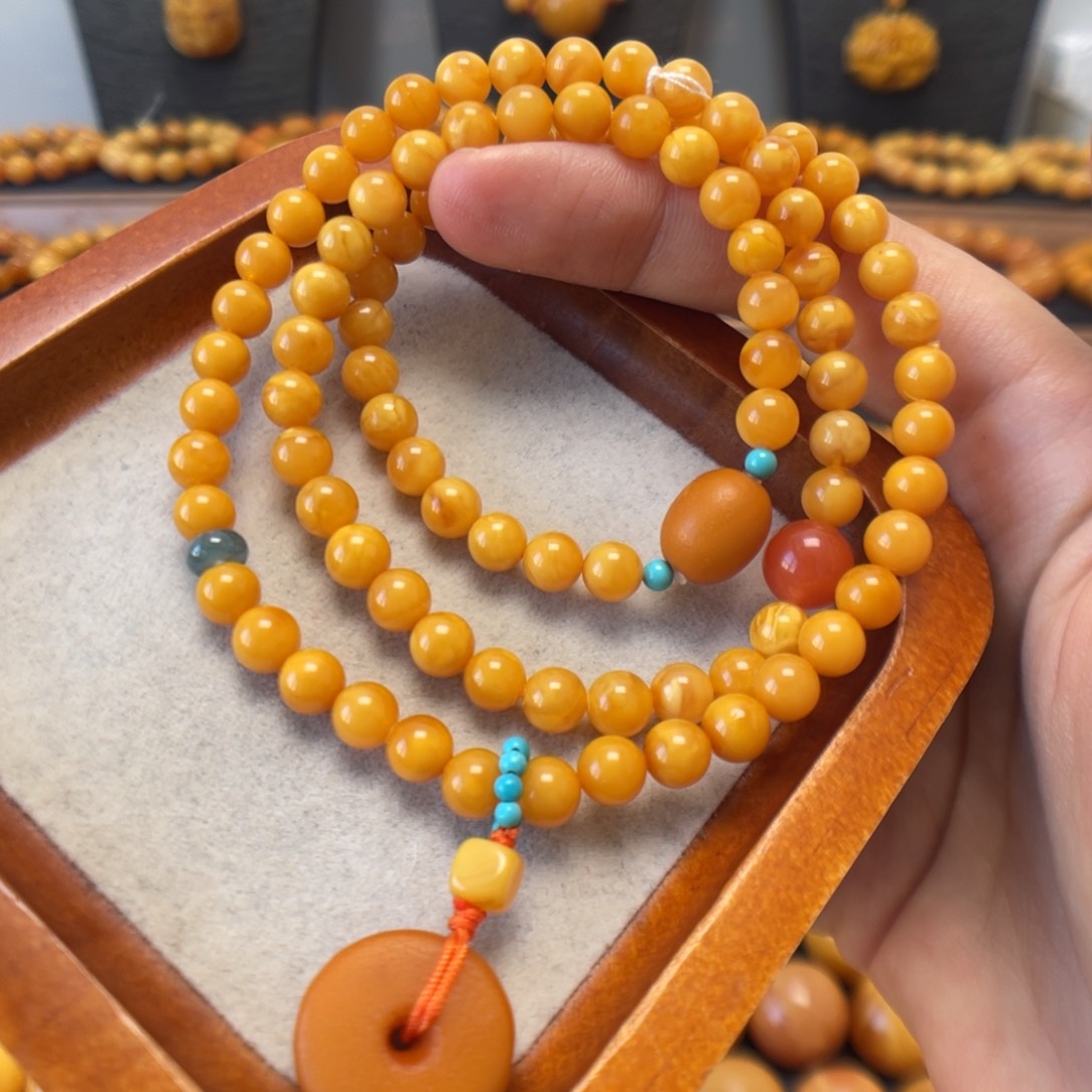 蜜蜡未镶嵌手链蜜蜡