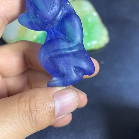 点***斋白玉菩提把件一个