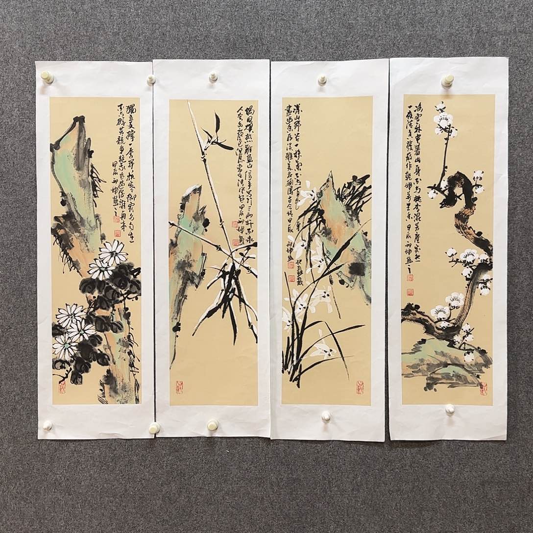 国画邢坤老师手绘作品